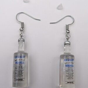 Vodka Bottle Themed - Fun Costume - Hook Style Earrings